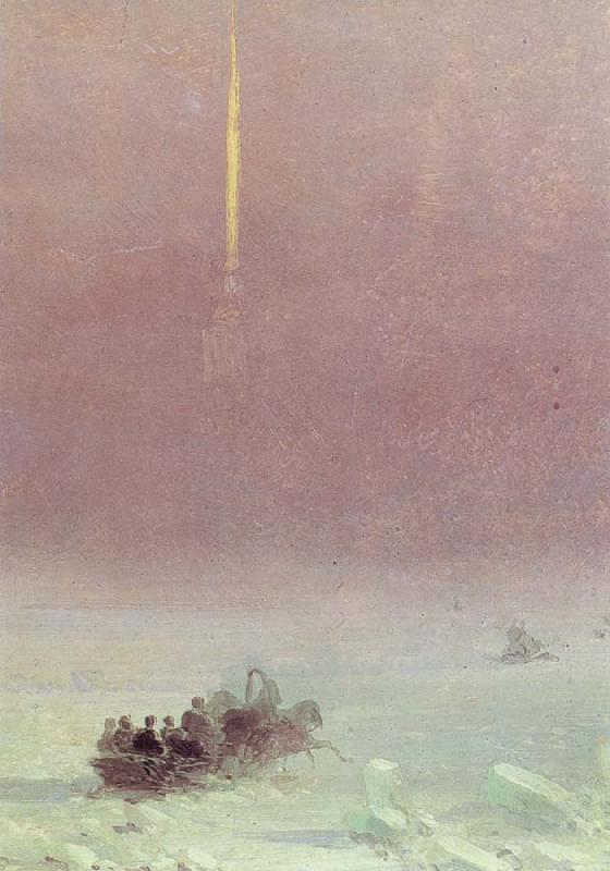 Ivan Aivazovski St.Petersburg,Crossing the Neva